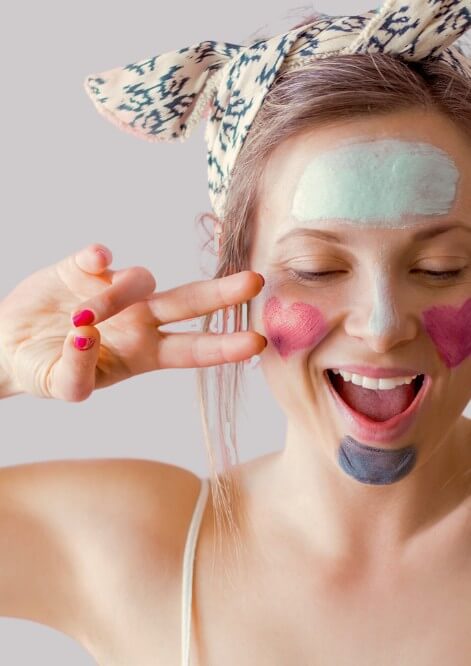 pielęgnacja cery mieszanej: multi-masking, różne maseczki na twarzy